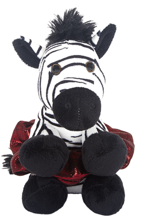 Tiny Dance Zebra Plush