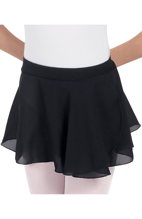 Mock Wrap Pull On Skirt - Child