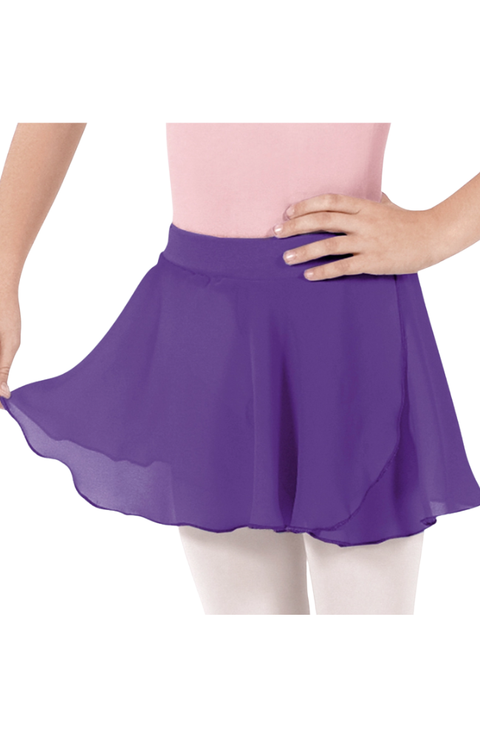 Mock Wrap Pull On Skirt - Child
