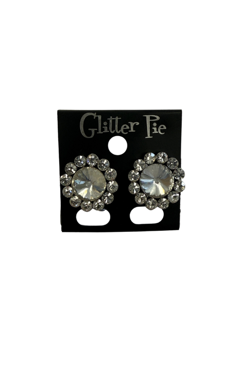 Glitter Pie Daisy Clip On
