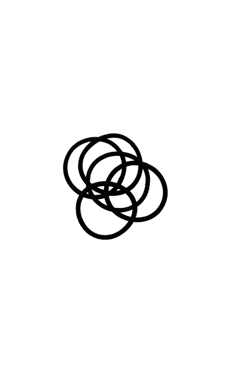 Hair Elastics - 5 per Package