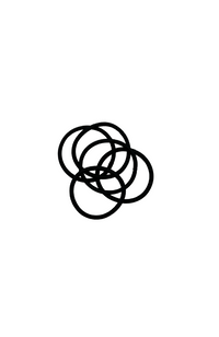 Hair Elastics - 5 per Package