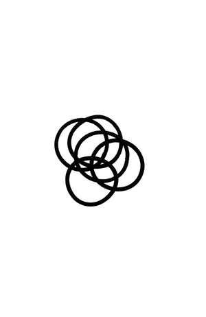 Hair Elastics - 5 per Package