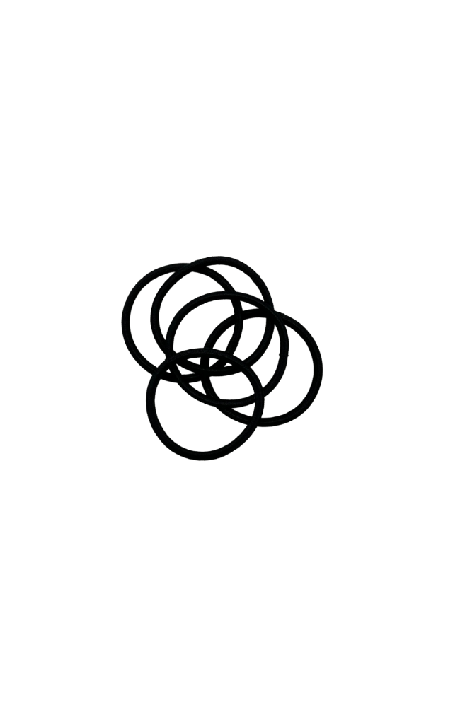 Hair Elastics - 5 per Package