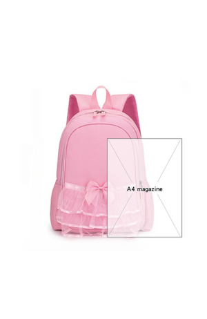 Pink Ruffle Back Pack