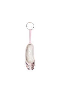 Printed Pointe Shoe Keychain