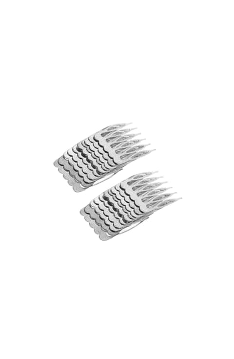 6TCOMB 6 Teeth Blank Hair Comb 50 Pieces