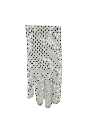 AC315 Silver Sequin Glove