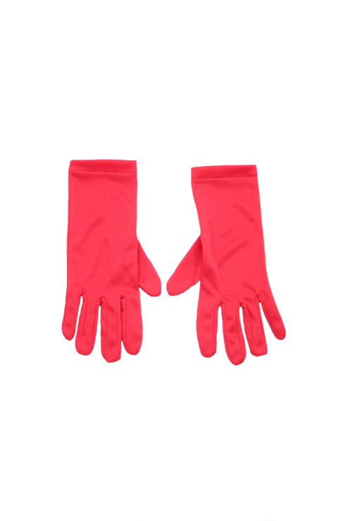 Adult Red Nylon Gloves 14259