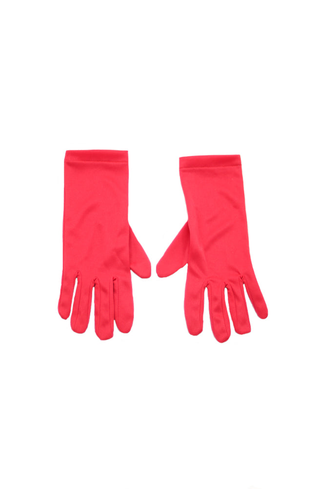 Adult Red Nylon Gloves 14259
