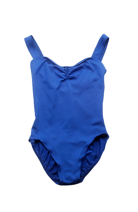 Ainsliewear AW110 Pinch Front Tank Bodysuit Cobalt
