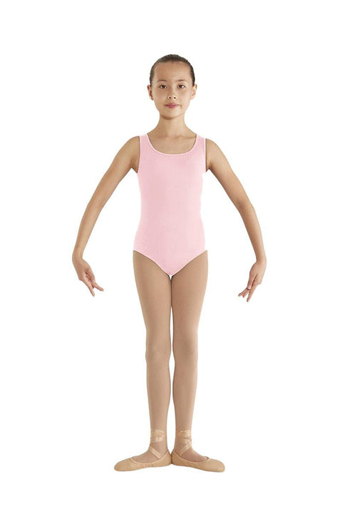 Bloch CL8835 Gladiolus Three Bow Back Tank Bodysuit Pink