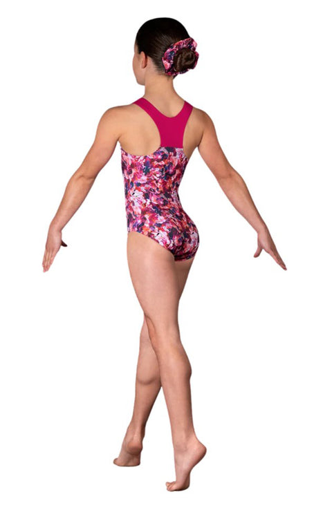 Bloch GB211C Flora Burst Tank Gymnastic Bodysuit Back