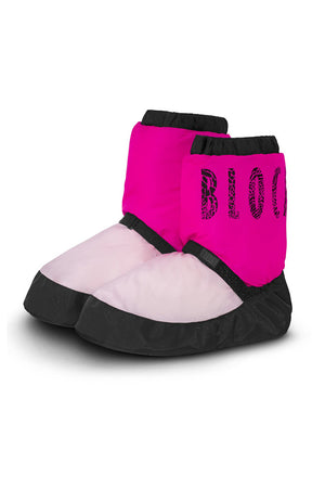 Bloch IM009T Adult Pink Two Tone Warm Up Booties