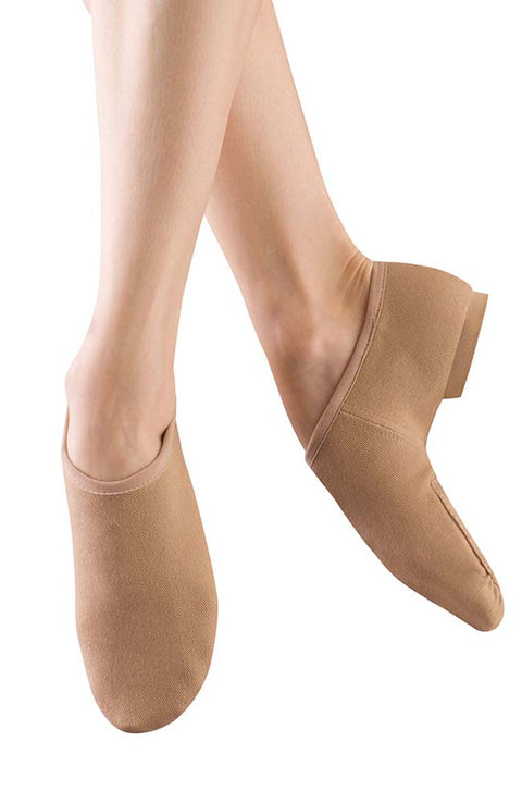 Bloch S0473L Tan Phantom Stretch Canvas Jazz Shoe