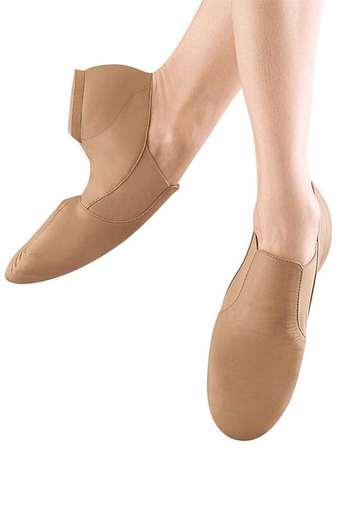 Bloch S0499T Toddler Tan Elasta Bootie Jazz Shoes