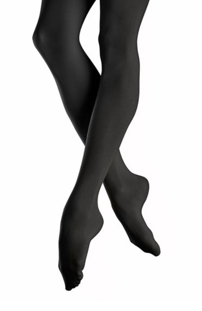 Bloch T1921G Black Child Footed Tights