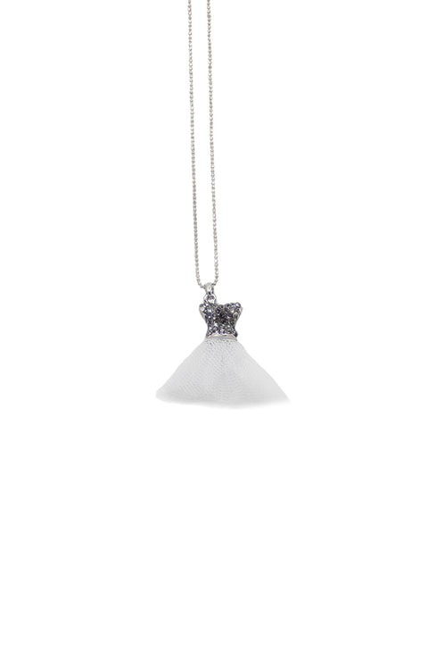 Bodice Tutu Necklace ST40070 Grey