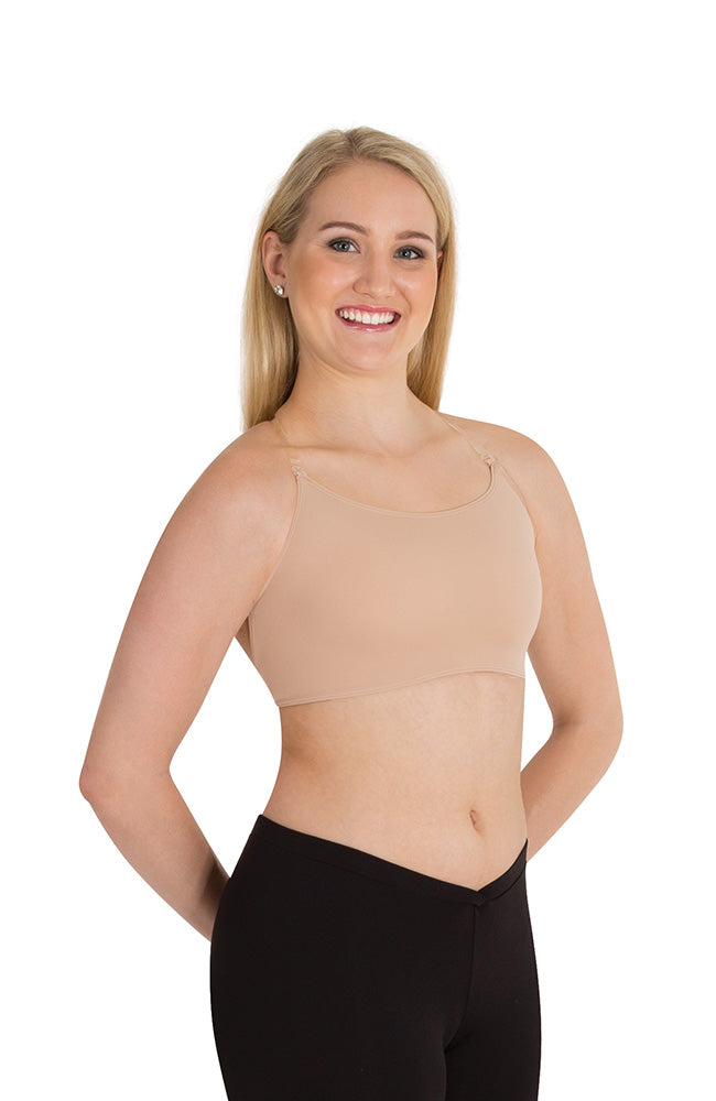 Body Wrappers Clear Strap Convertible Bra | Gridder Cheerleading