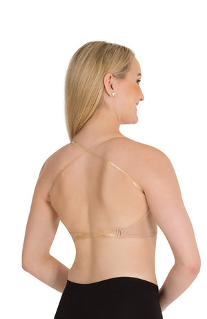 Body Wrappers 275 Adult Clear Back Clear Strap Bra
