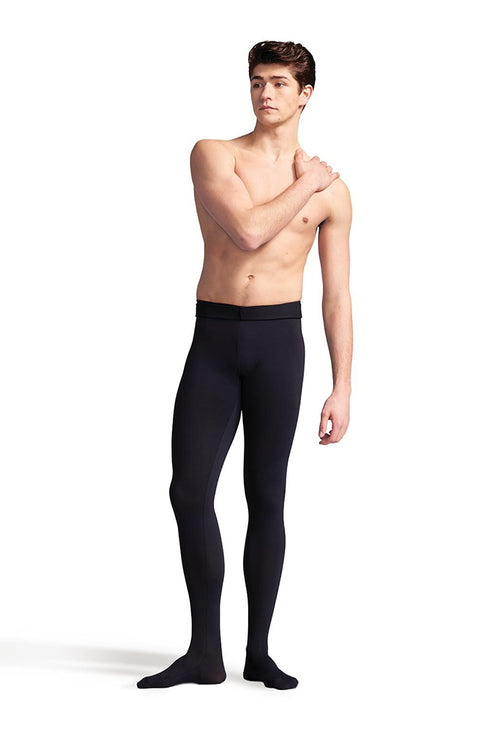 Capezio 10361M Mens Black Footed Tights
