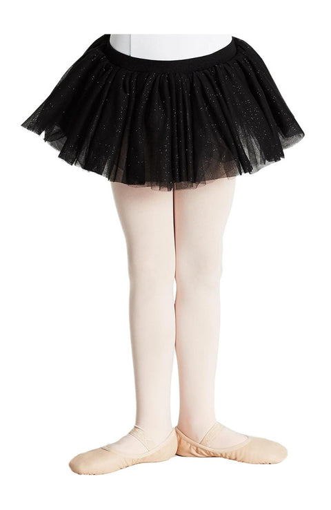 Capezio 11310C Black Glitter Tutu