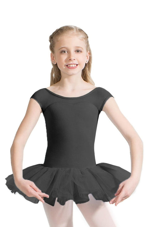 Capezio 11394C Black Child Keyhole Back Tutu Dress