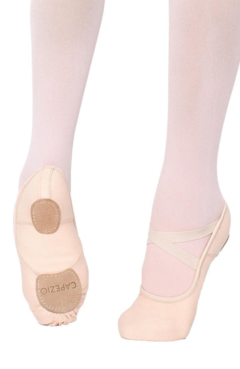 Capezio 2037C Child Light Pink Hanami Stretch Canvas Ballet Slippers