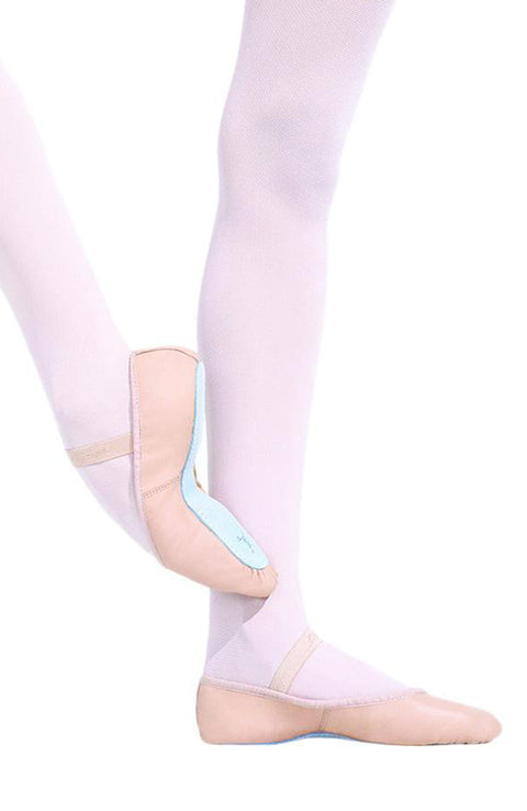 Capezio 205 Adult Pink Daisy Full Sole Leather Ballet Slippers