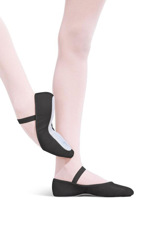 Capezio 205T Black Daisy Full Sole Ballet Slippers