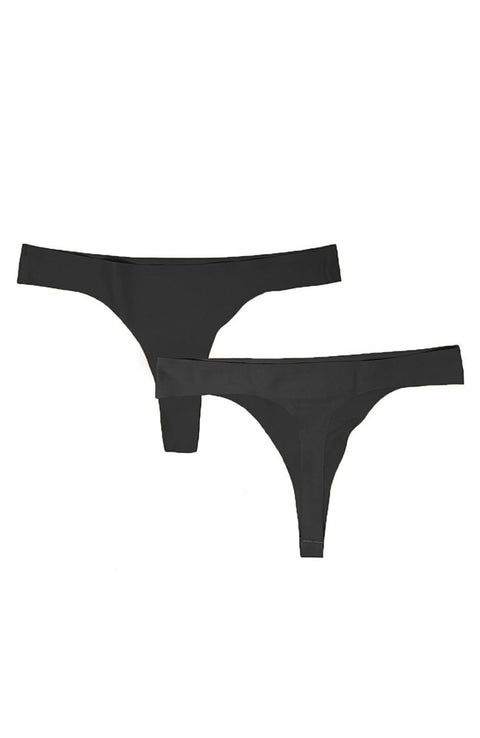 Capezio 3691W Seamless Thong Black