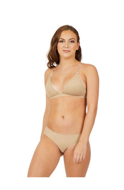 Capezio 3777T Adult Deep Lunge Bra Nude