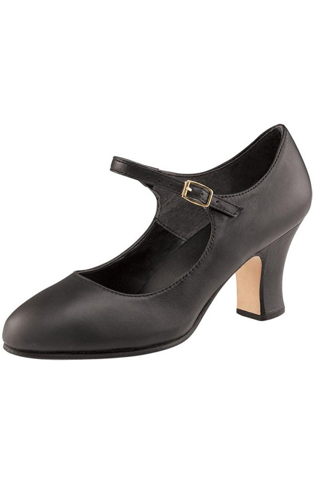 Capezio 653 Black Manhattan 2.5" Heel Character Shoes