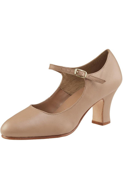 Capezio 653 Caramel 2.5" Heel Manhattan Character Shoes
