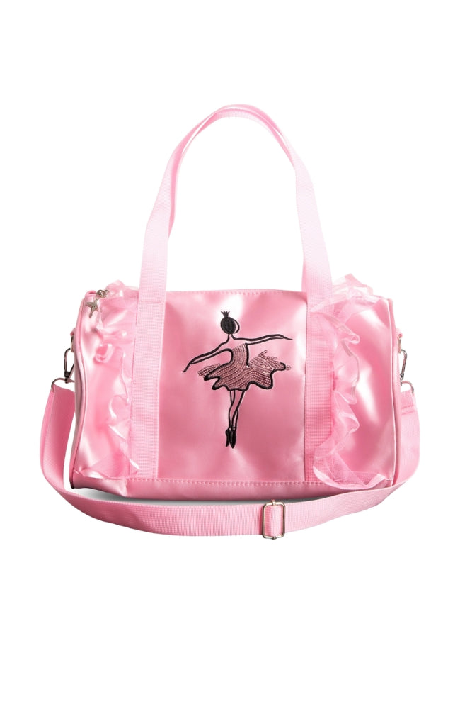 Capezio B281 Pink Sequin Ballerina Barrel Bag