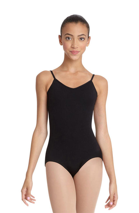 Capezio CC102 Adult Black Criss Cross Back Bodysuit