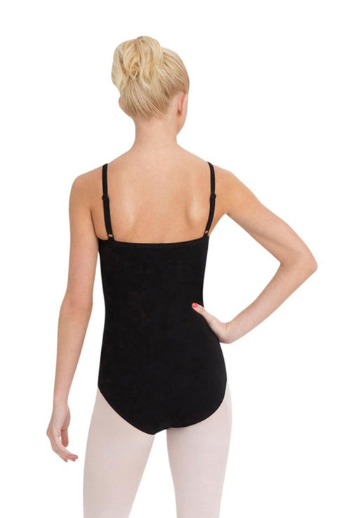 Capezio CC110 Black BraTek Camisole Bodysuit Back