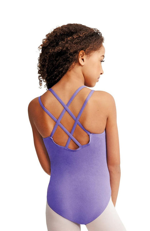 Capezio CC123C Child Amethyst Double Cross Back Bodysuit