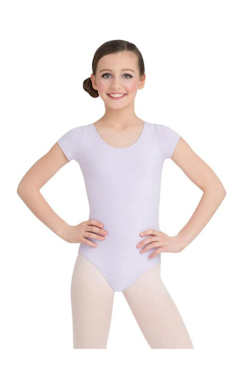 Capezio CC400/C-Cotton Classic Short Sleeve Bodysuit Lavender