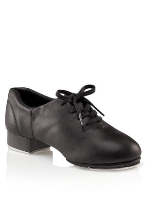 Capezio CG16 Adult Black Leather Split Sole Lace Up Tap Shoes