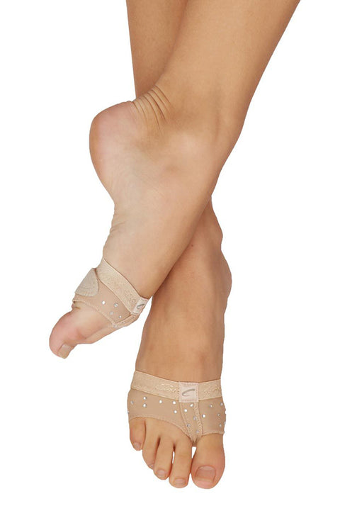 Capezio H07R Adult Nude Rhinestone FootUndeez