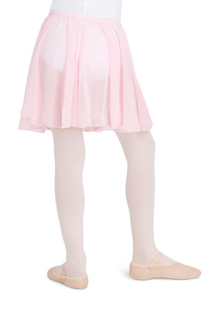 Capezio N1417C Child Pink Pull On Chiffon Skirt