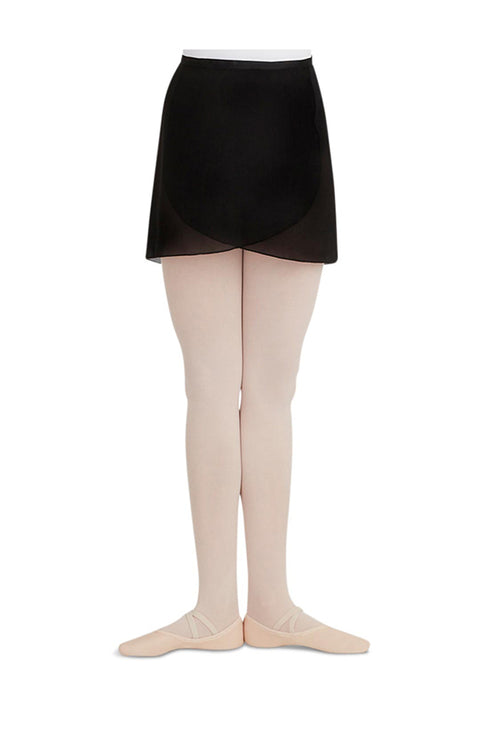 Capezio N272 Georgette Wrap Ballet Skirt Black