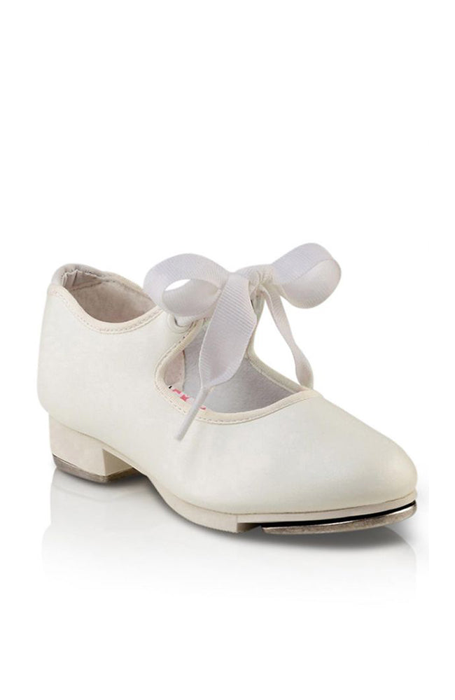 Capezio N625C White Jr. Tyette Child Tap Shoes