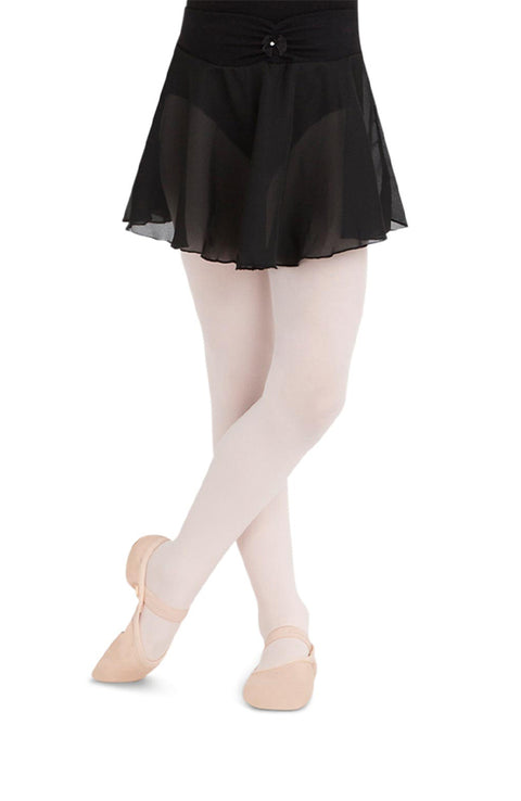 Capezio N9635C BLK Pull On Georgette Skirt