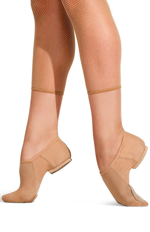 Capezio PP17C Child Caramel EOS Stretch Canvas Jazz Shoes