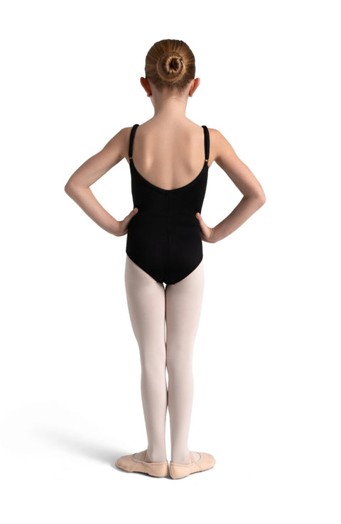 Capezio SE1001C Blk Child Camisole Bodysuit Back
