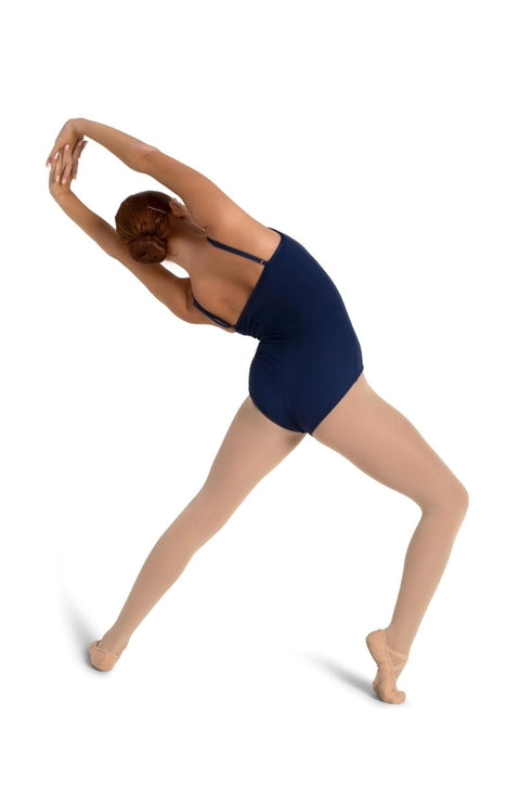 Capezio SE1020W Navy Camisole BraTek Bodysuit
