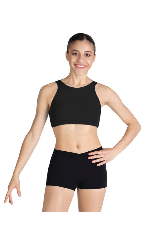Capezio SE1047C High Neck Bra Top Black