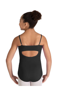 Capezio SE1074W Arch Back Cut Out Camisole Bodysuit Black Back